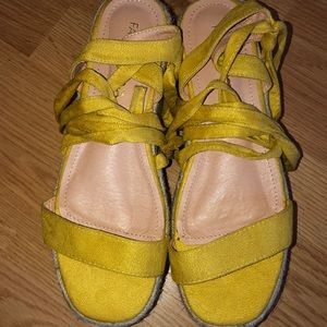 Fashion nova  platform espadrilles